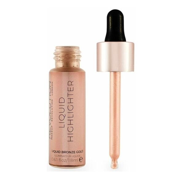 Makeup Revolution bronze gold‎ Liquid Highlighter .61 fl oz - Picture 2 of 4